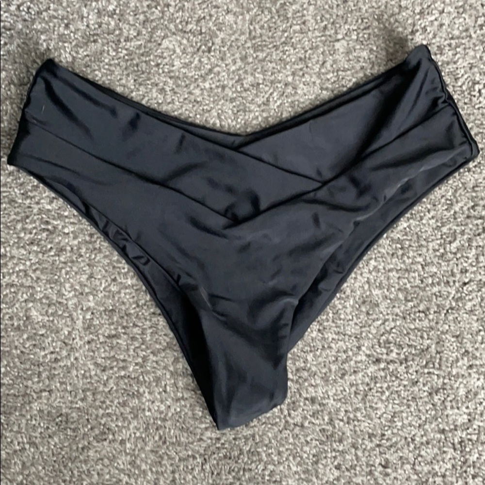 Black bikini bottom